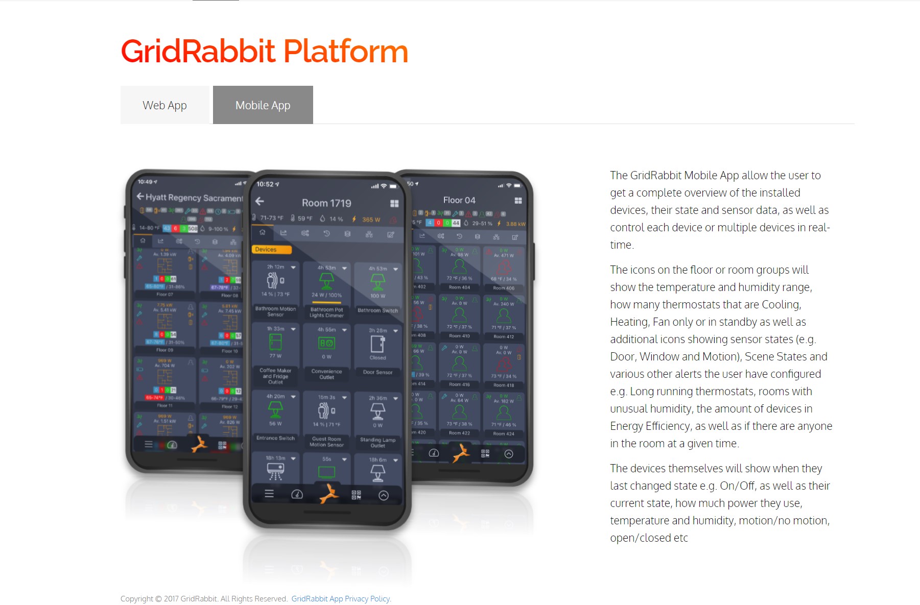 GridRabbit web design screenshot
